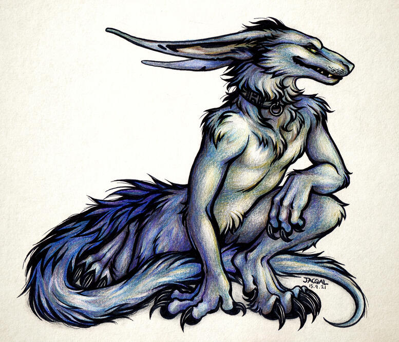 Zarathus (felt tip, fineliner, colour pencil)