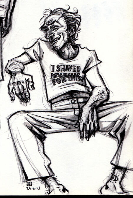 Olaf tee (brush-tip, marker)