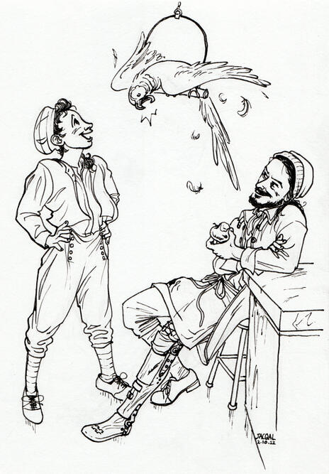 Jim, Flint & Silver (fountain pen)