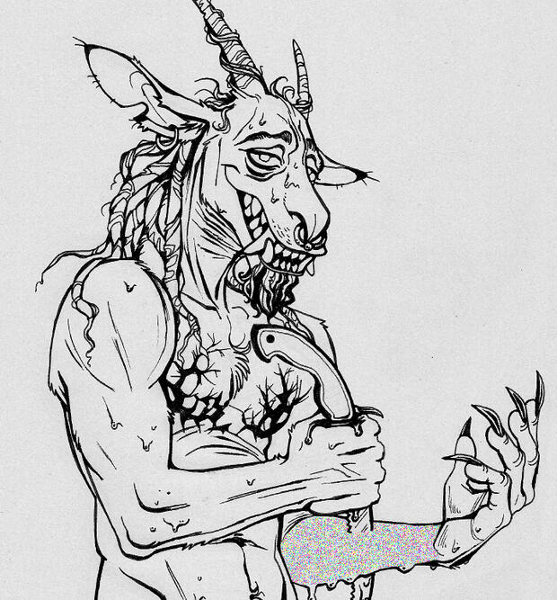 Iowa (fineliner, digital effects)