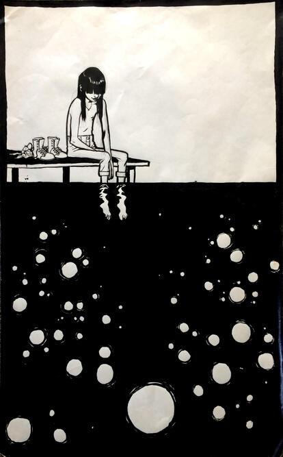 Murky, 2014 (indian ink, A1)