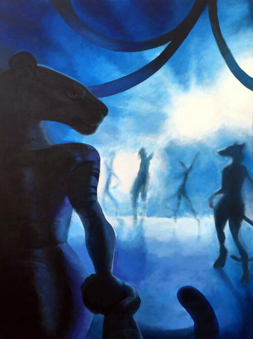 Night life, 2016 (acrylic, A1)